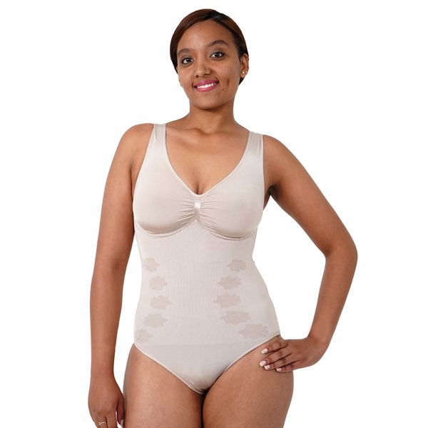 Vercella Vita - Medium Control Bodysuit with Rose Detail