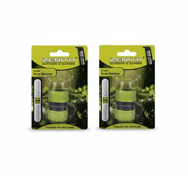 Zenith 13mm Clip-On Hose Repairer - 2 Piece for Quick Fixes - 2 Pack