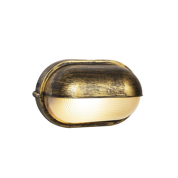 Eurolux - Oval Large Eyelid Bulkhead Black Gold