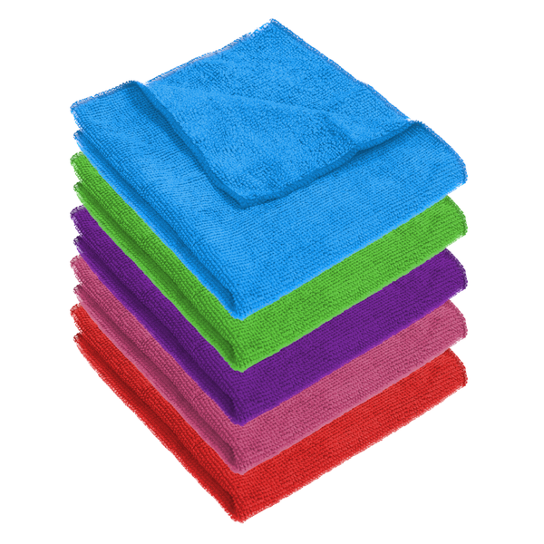 25 Pack - Premium Microfibre Dish Cloths - 35x35cm