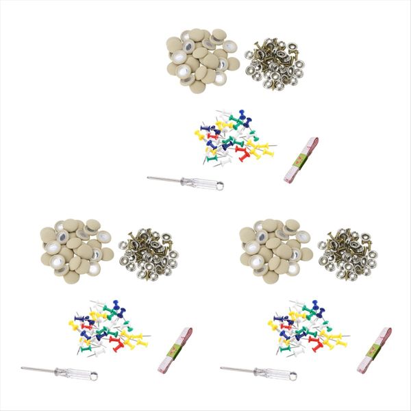 60Pcs Diy Roof Lining Repair Kit Fix Sagging Headliner Pin Beige