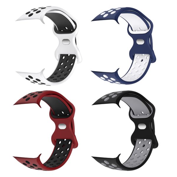 4-Pack Sport Bands, Compatible With Apple Watch 44/45/46/49/42mm, M/L