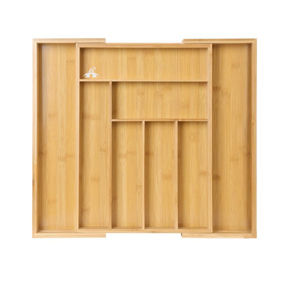 ALANES Expandable Drawer Organizer Kitchen Utensil Tray