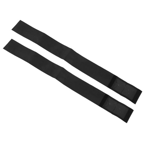 2 Pieces 1/2 Type Billiard Cue Storage Bag with Adjustable Belt