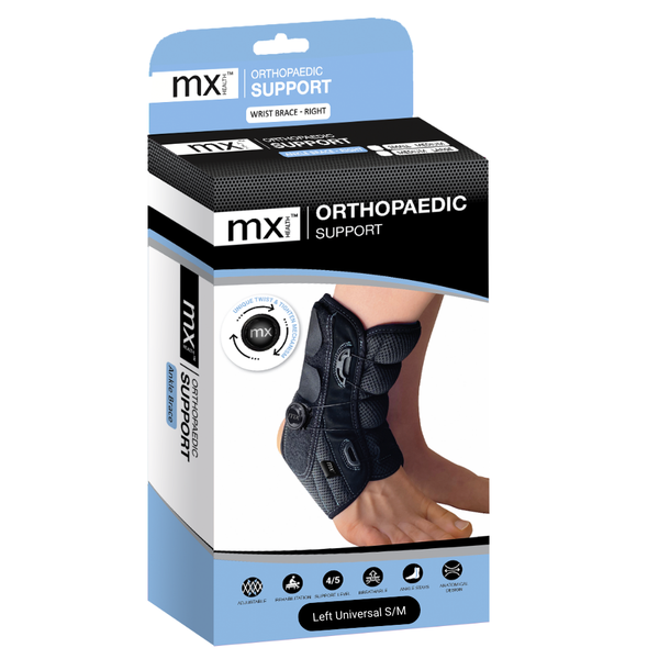 MX Support Ortho Ankle Brace Right Universal S - L