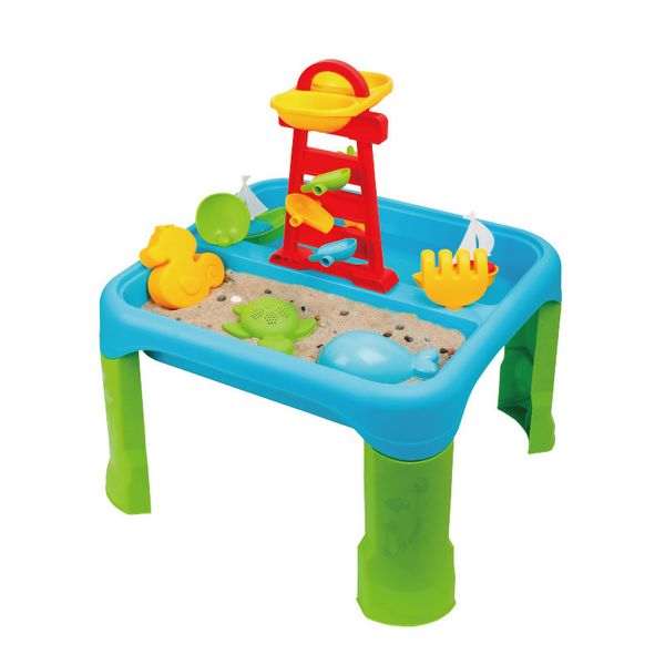 Kids 2-in-1 Sand and Water Play Table with Accessories