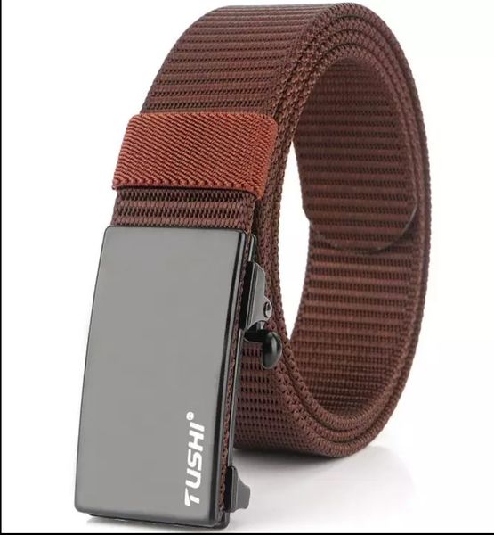 MUT - Belt Military Style with Metal Buckle - Coffee