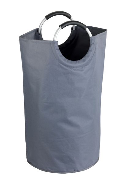 Wenko - Laundry Basket 69L - Jumbo - Anthracite - 38X64X55Cm