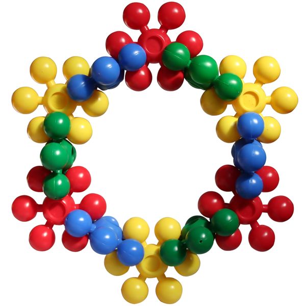 Greenbean - Jumbo Snowflakes - Interlocking Building Blocks - 16pcs