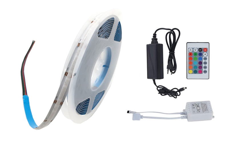 12V 5M High Lumen RGB COB LED Strip Light - MRUL