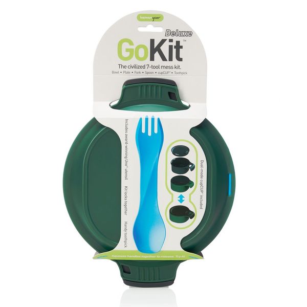 Human Gear GoKit Deluxe 7 Piece Kit Green Charcoal