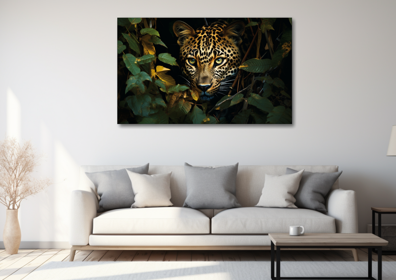 Canvas Wall Art - Hidden Predator Abstract - HD0043