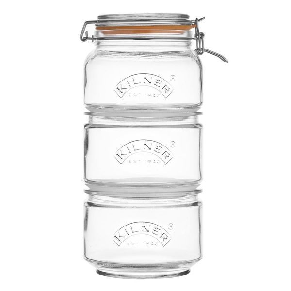 Stackable Storage Jar Set