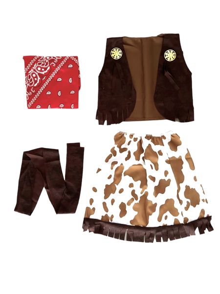 Kids Cowgirl Dress up Costume