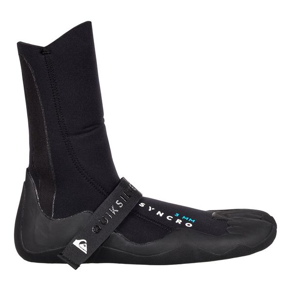 Quiksilver Mens Syncro 3MM Split Toe Boot - Black
