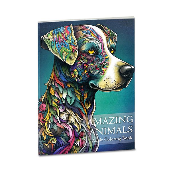 Amazing Animals Colouring Book-160G Thick A4 Paper Double-Sided WildlifeArt
