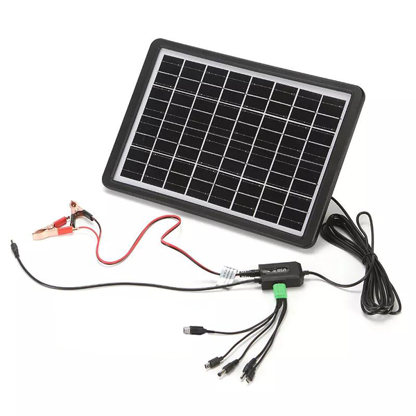 20W Solar Charger - Waterproof Portable Power for Outdoor Emergency Camping