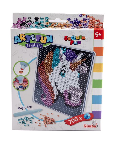 Art &amp; Fun Sequin Unicorn