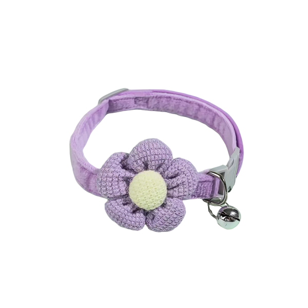 Pet Plush Flower Collar