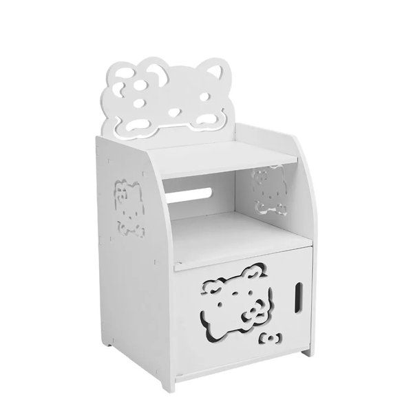 Awesome Wooden Kids Bedside Cabinet Children's Bedroom Bookshelf