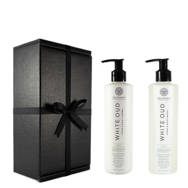 Youghazi White Oud Hand &amp; Body Wash +Creme Set 300ml