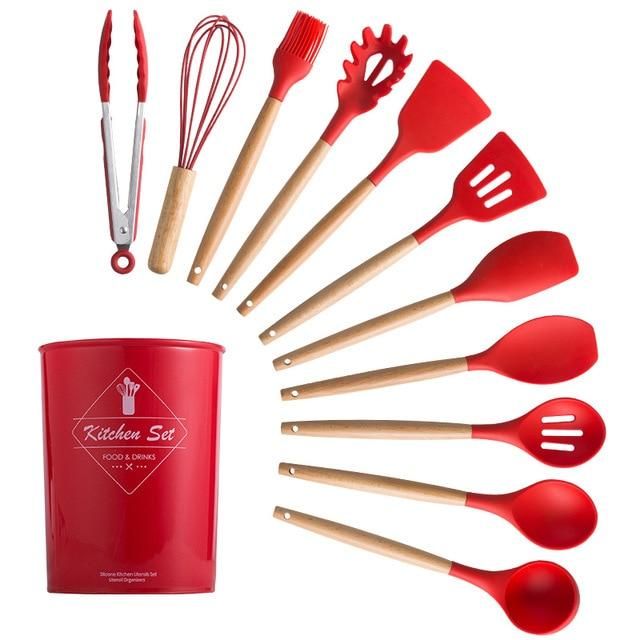 12 Piece Silicone Kitchen Utensils Shop Today. Get it Tomorrow!