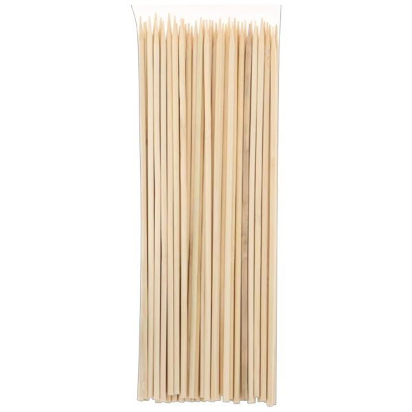 Bamboo Skewers Braai Natural Sticks 50 Pack Natural Food Sticks 32.5cm
