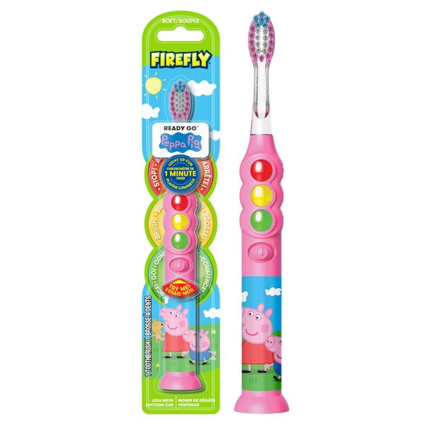 Ready Go Brush, Peppa Pig, Light Up Timer Electric Toothbrush