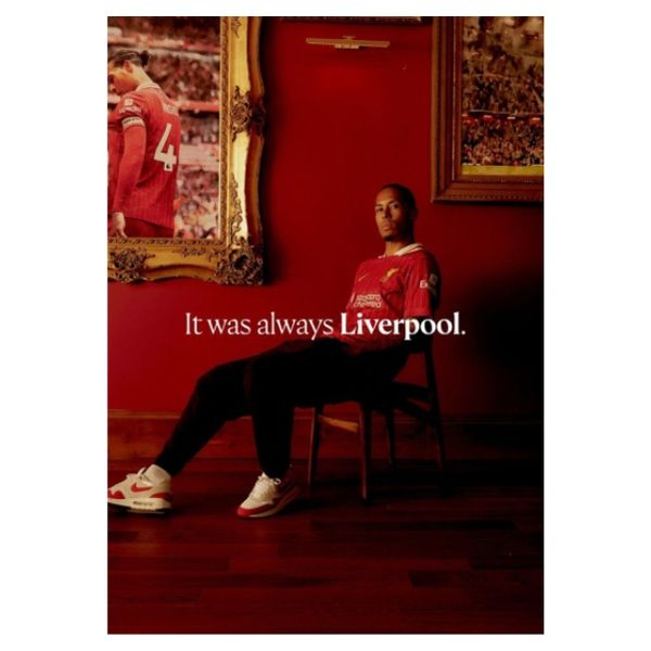 Virgil It Was Always Liverpool Poster - A1
