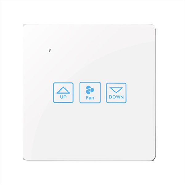 Fan Speed Control Touch Switch Wifi Smart Deluxe Crystal Panel(B)