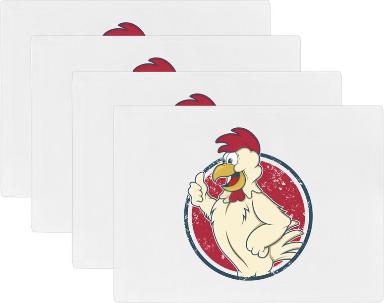 Pappa Joe - Placemat Set - Chicken (4 Pack)