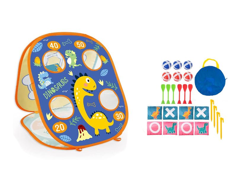 3 in 1 Bean Bag Toss Game Set for Kids, Outside Toys for Kids Toddlers