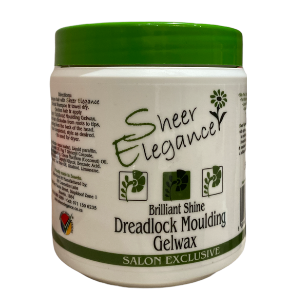 Sheer Elegance Brilliant Shine Dreadlock Moulding Gelwax 500g