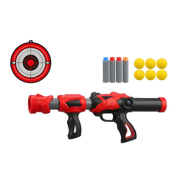 Mixed Colors High-Performance Pump Foam Blaster, Darts &amp; Balls