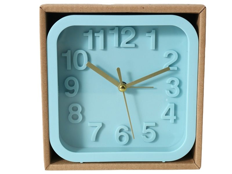 Alarm Clock Square - Blue