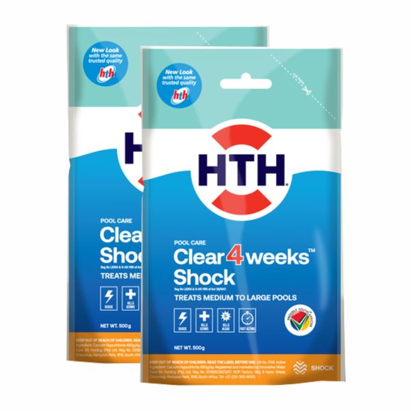 2 x HTH - Clear 4 Weeks Shock - 500g