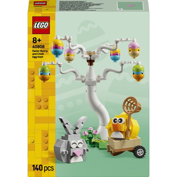 LEGO® Easter Bunny and Chick Egg Hunt Animal Toy Playset Building Kit 40808
