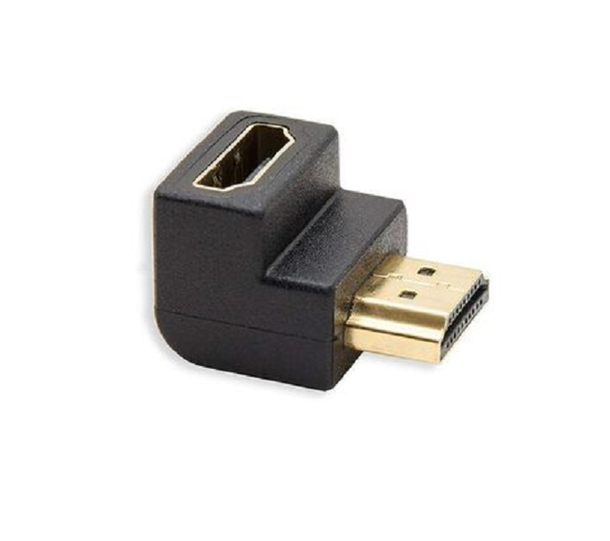 90- Degree / Right Angle Male to Female HDMI Adapter- 2 Pack