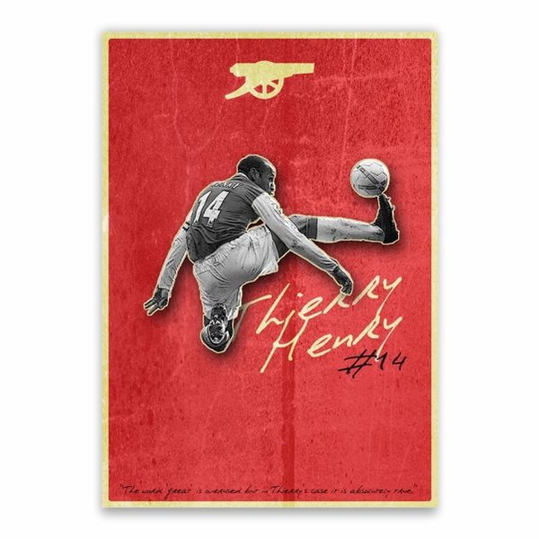 Thierry Henry Gunner Poster - A1