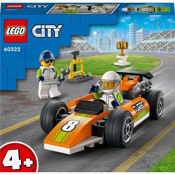 LEGO® City Race Car 60322 Building Toy Cars - 46 Pieces
