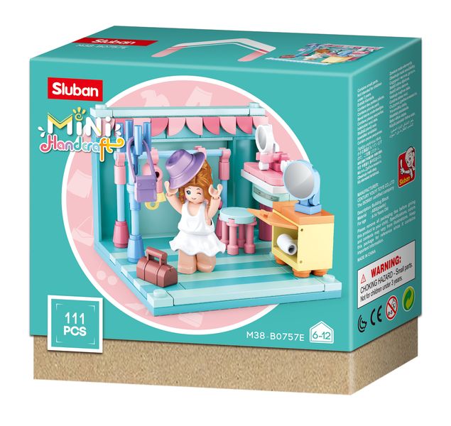 Sluban Mini Handcraft - Dressing Room 111 Pieces