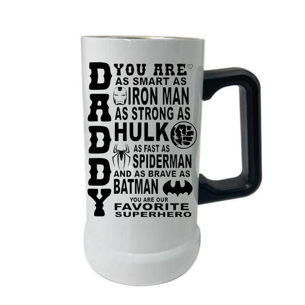 Daddy - Sublimated Double Wall Stainless steel 750ml Beer Mug