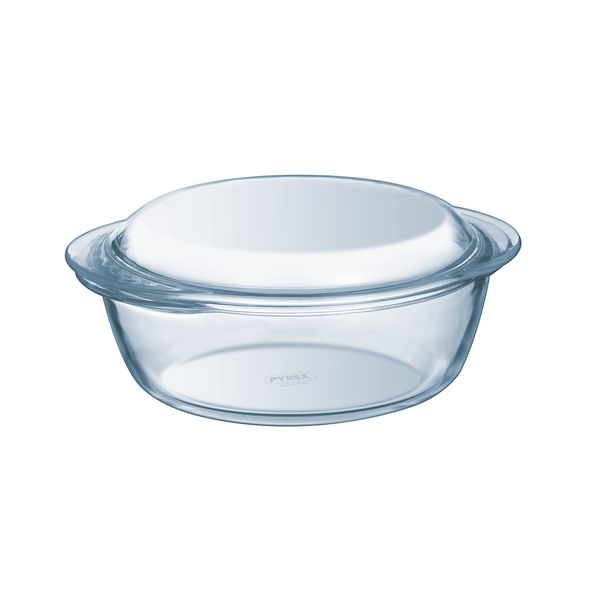 Pyrex Casserole Round with lid 1.3lt