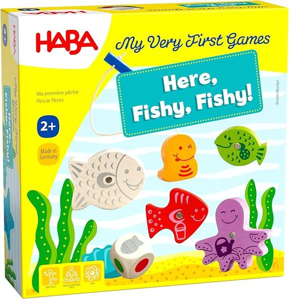 HABA Board Game My Very First Games, Here, Fishy, Fishy. 5661