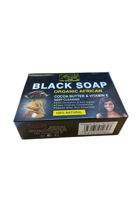 Black Soap Organic African - Cocoa Butter & Vitamin E | Shop Today. Get ...