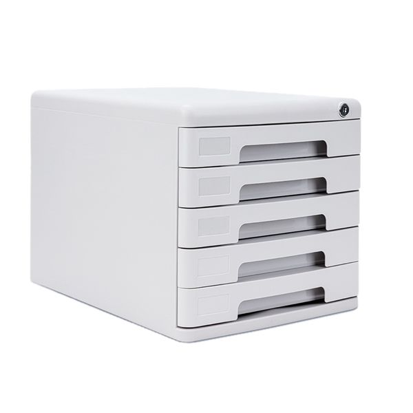 Deli File Cabinet with lock 361x271x260mm Grey