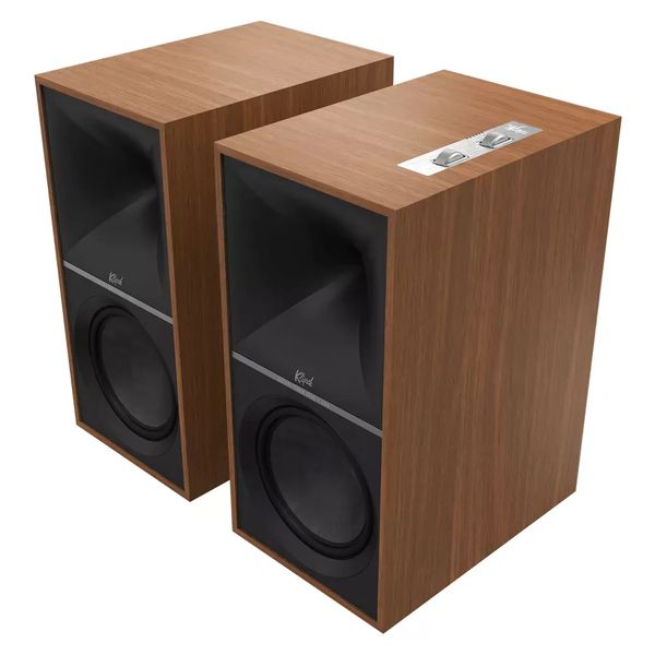 Klipsch THE NINES 8" Powered Speakers - Pair - Walnut