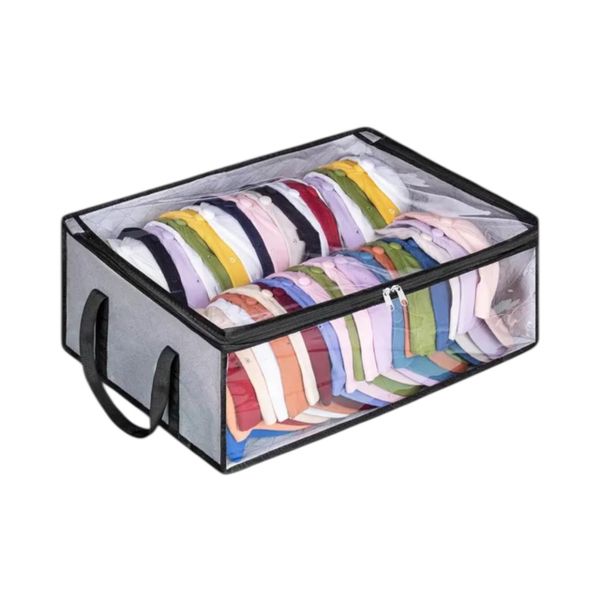 Large Capacity Underbed &amp; Closet Hat Organizer (Holds Up to 40 Hats)