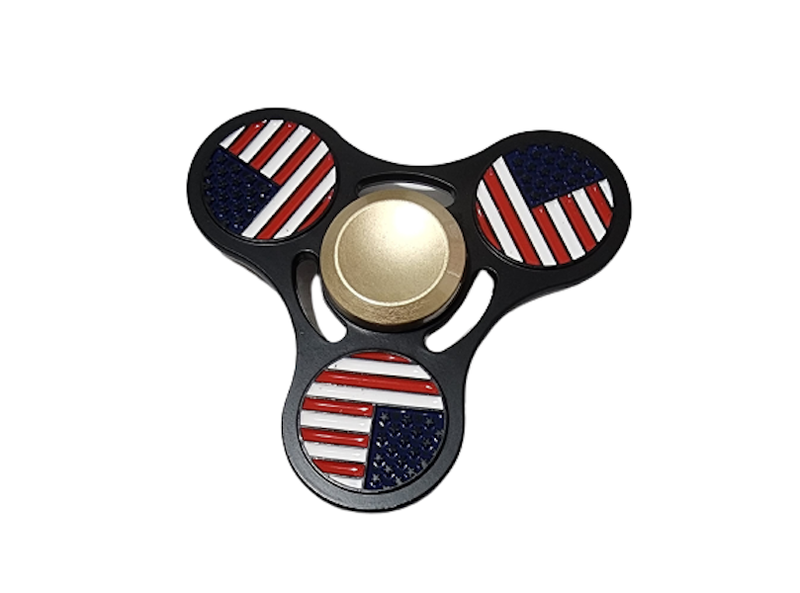 MALIK A Light Up Spinners - Set of 3