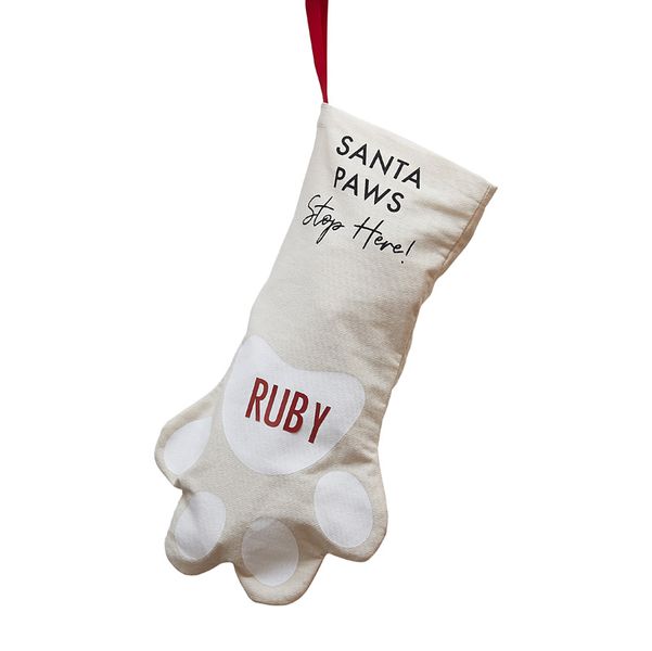 Merry Everything - Customisable Pet Christmas Stocking